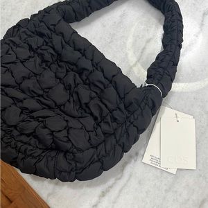 NWT COS Mini Quilted Bag, Black